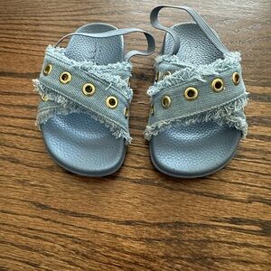 Nicole Miller NY Little Girl’s Slip-On Sandals NWOT Tags Size 7